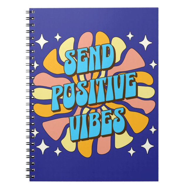 Cuaderno Enviar Vibraciones Positivas (Frente)