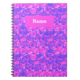 Cuaderno Envoltura de burbuja de arte pop