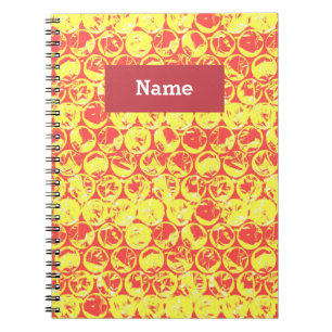 Cuaderno Envoltura de burbuja de arte pop