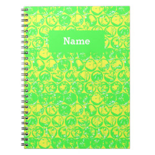 Cuaderno Envoltura de burbuja de arte pop