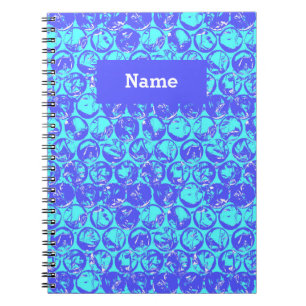 Cuaderno Envoltura de burbuja de arte pop