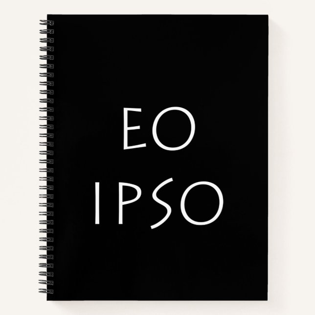Cuaderno Eo Ipso (Anverso)