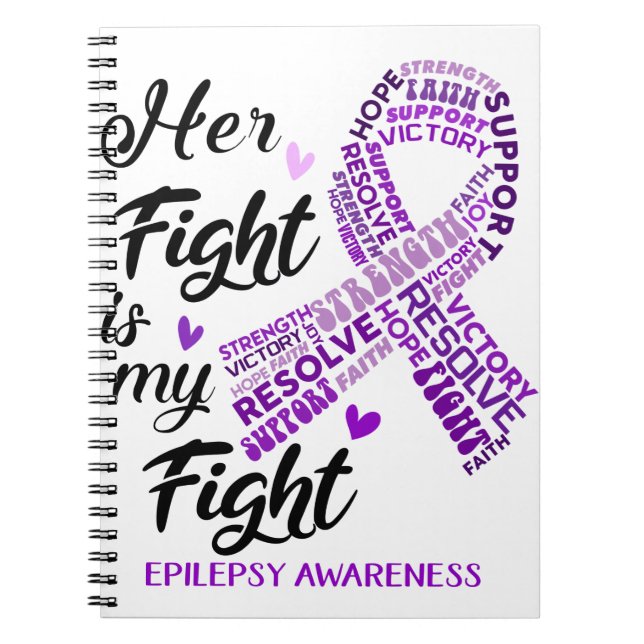 Cuaderno Epilepsia Conciencia Su lucha es mi lucha (Frente)