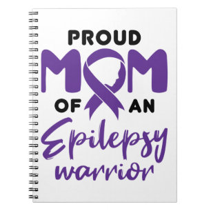 Cuaderno Epilepsy Mom Orgullosa Mamá de una Epilepsia Guerr