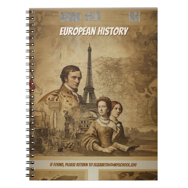 Cuaderno Epochs europeos: Historia europea (Frente)