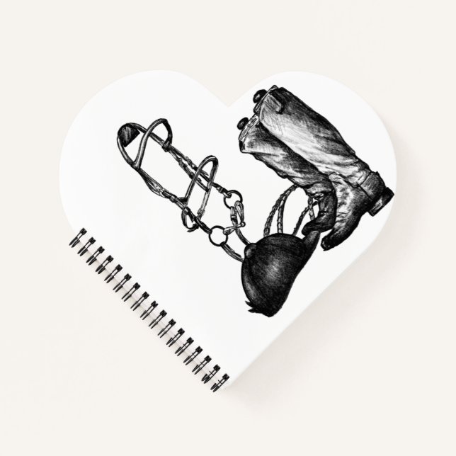 Cuaderno Equestrian Spiral Notebook Unlined Sketchbook  (Anverso)
