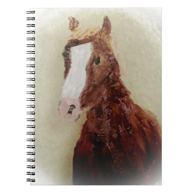 Cuaderno equino Art Brown Horse (Frente)