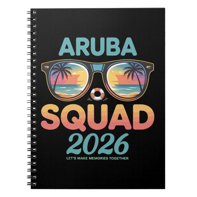 Cuaderno Equipo de Aruba 2026 Retro (Frente)