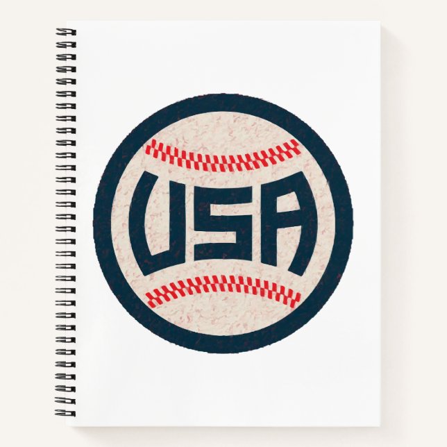 Cuaderno Equipo de Béisbol de EE. UU. (Anverso)