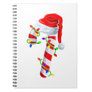 Cuaderno Equipo de Caramelo de Navidad Luces Familiares Coi