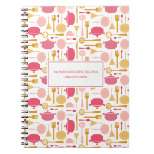 Cuaderno Equipo de cocina portátil recetas favoritas de mam