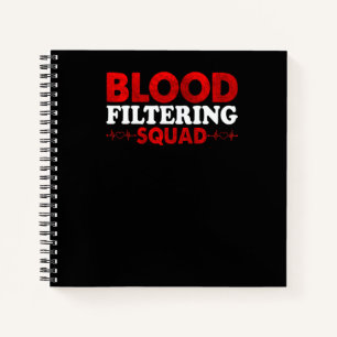 Cuaderno Equipo de filtración de sangre Hemodiálisis Diális