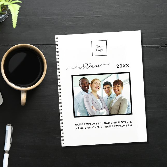 Cuaderno Equipo de foto de negocios blanco elegante  (Subido por el creador)