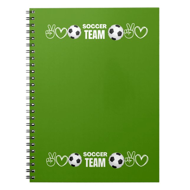 Cuaderno equipo de fútbol (Frente)