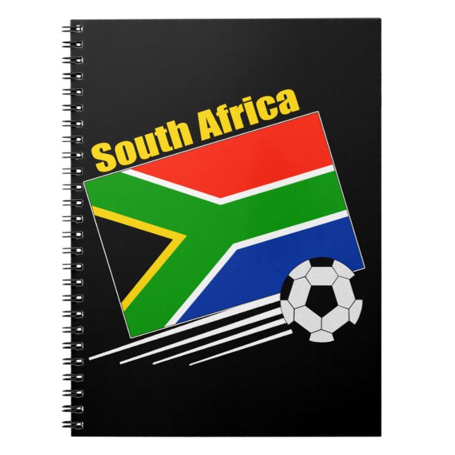 Cuaderno Equipo de fútbol de Suráfrica (Frente)