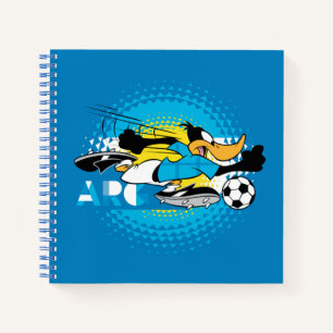 Cuaderno Equipo de fútbol gráfico de Argentina con DAFFY DU
