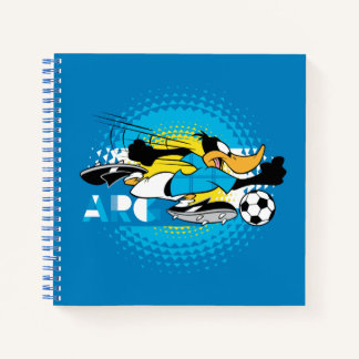 Cuaderno Equipo de fútbol gráfico de Argentina con DAFFY DU