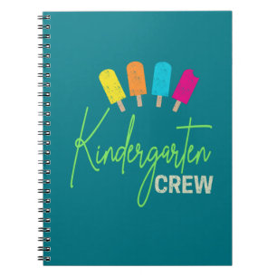 Cuaderno Equipo de guardería para la escuela de párvulos 