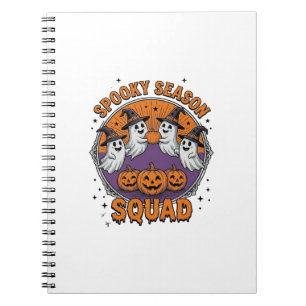 Cuaderno Equipo de la temporada espeluznante camiseta de Ha