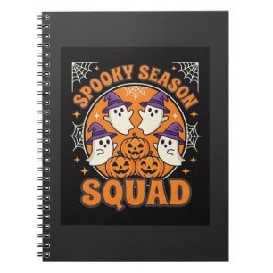 Cuaderno Equipo de la temporada espeluznante de Halloween c