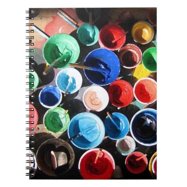 Cuaderno Equipo de pintura tibetano (Frente)