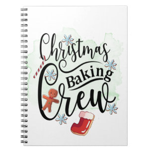 Cuaderno Equipo de Repostería de Navidad