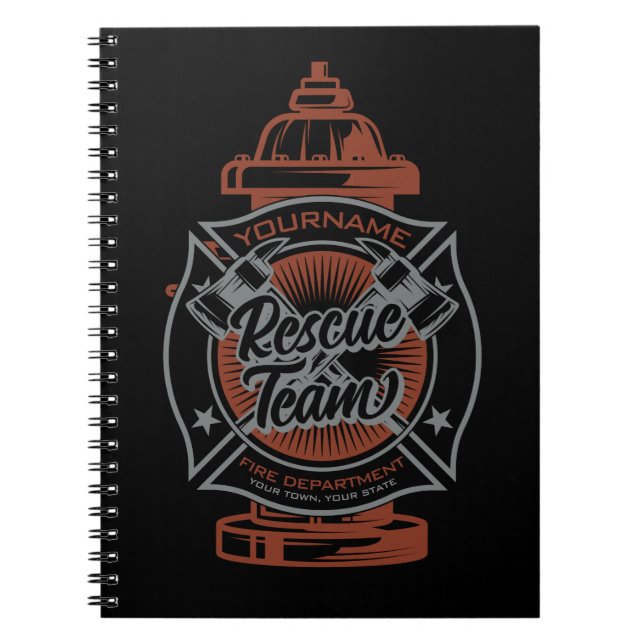 Cuaderno Equipo de Rescate de Combatientes de Incendios ADD (Frente)