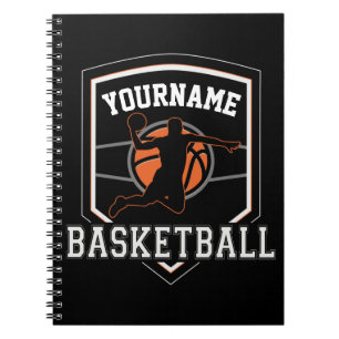 Cuaderno Equipo de Slam Dunk de jugador de baloncesto perso