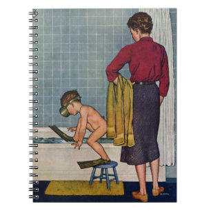 Cuaderno Equipo de submarinismo en la tina