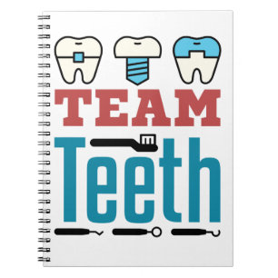 Cuaderno Equipo de Teeth Dental Squad Personal Dentienist H