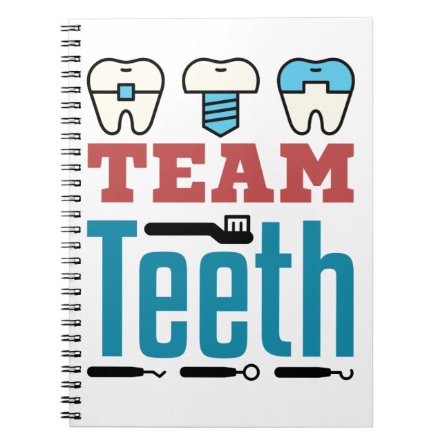 Cuaderno Equipo de Teeth Dental Squad Personal Dentienist H (Frente)