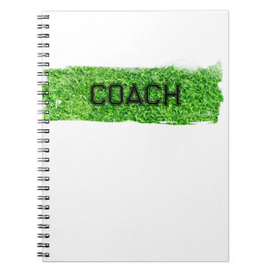 Cuaderno Equipo deportivo moderno COACH Grass Turf