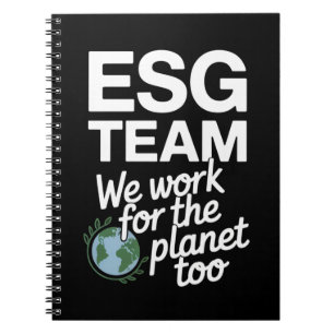 Cuaderno Equipo ESG: También trabajamos para el planeta