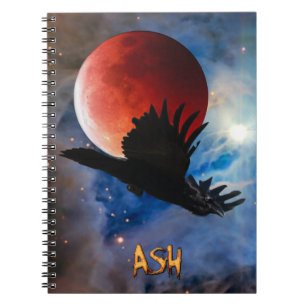 Cuaderno Equipo portátil ASH Mystical Raven y Eclipsed Moon