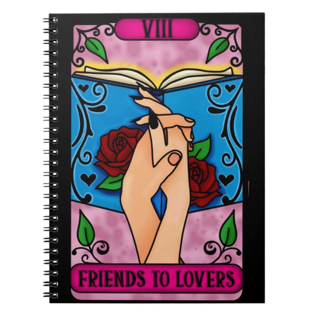 Cuaderno Equipo portátil de Amigos A Tarot (Frente)