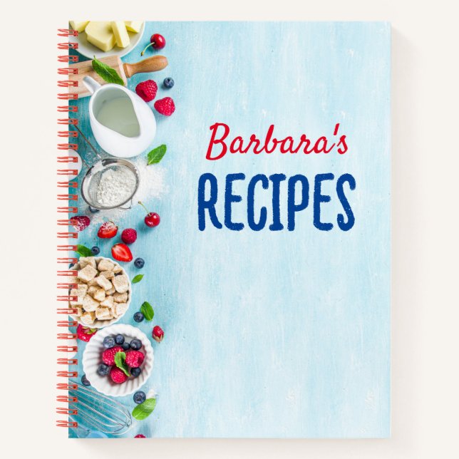 Cuaderno Equipo portátil de cocina personalizado (Anverso)