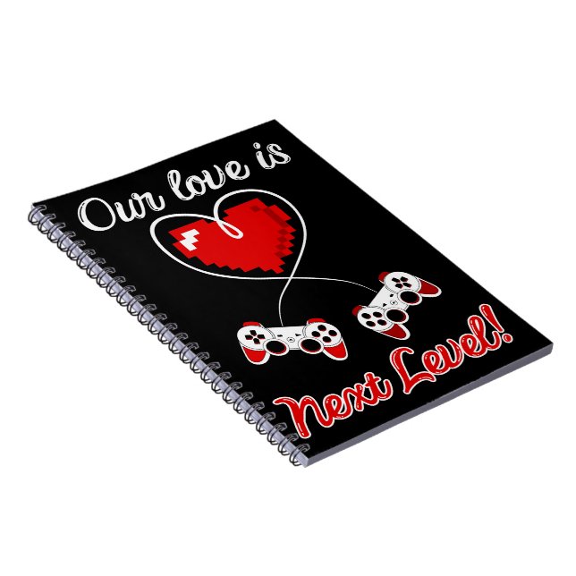 Cuaderno Equipo portátil de fotos Gamer Valentine (Lado Derecho)
