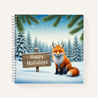 Cuaderno Equipo portátil de invierno acogedor