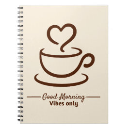 Cuaderno Equipo portátil de recetas de Buenos Días