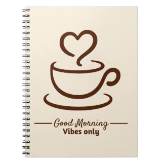 Cuaderno Equipo portátil de recetas de Buenos Días
