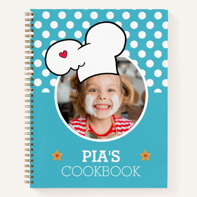 Cuaderno Equipo portátil de recetas de Cookbook personaliza (Anverso)