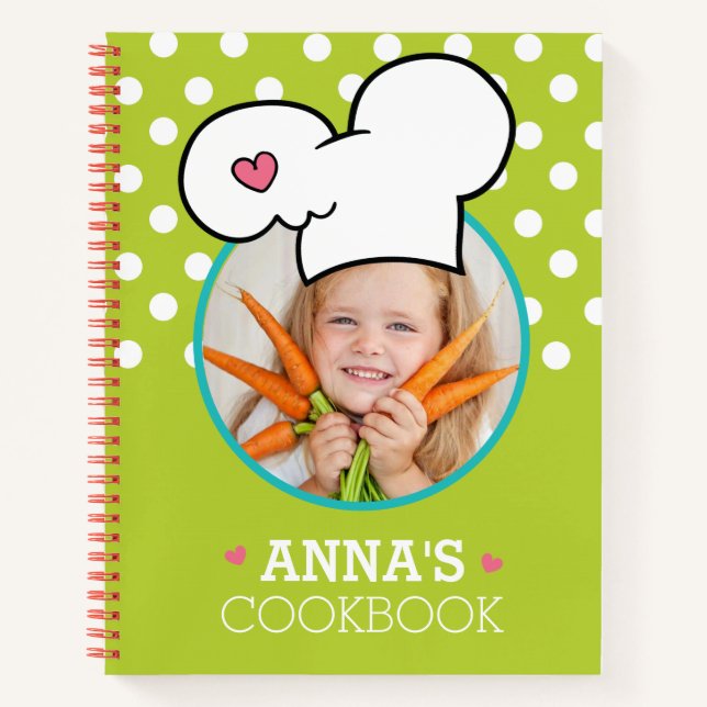 Cuaderno Equipo portátil de recetas de Cookbook personaliza (Anverso)