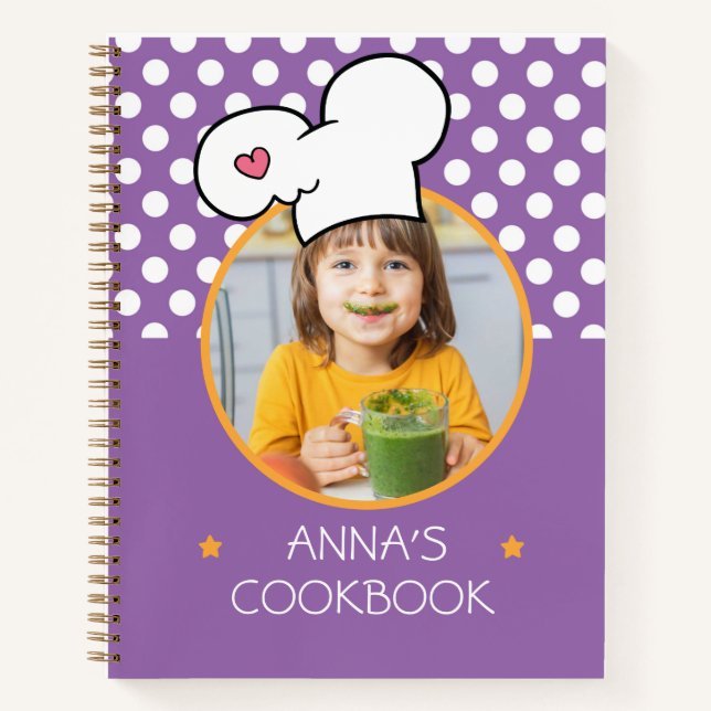 Cuaderno Equipo portátil de recetas de Cookbook personaliza (Anverso)