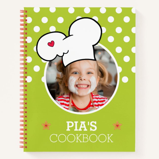 Cuaderno Equipo portátil de recetas de Cookbook personaliza (Anverso)