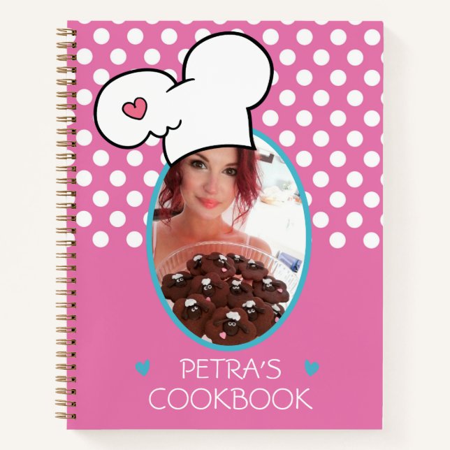 Cuaderno Equipo portátil de recetas de Cookbook personaliza (Anverso)