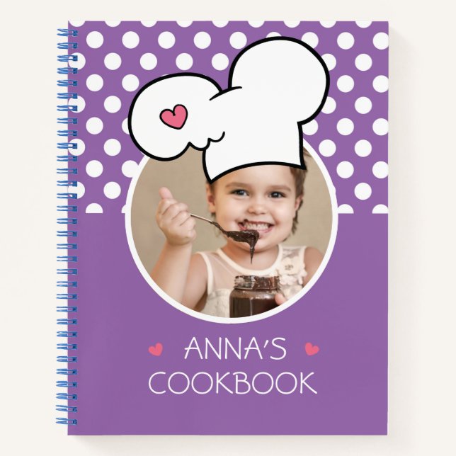 Cuaderno Equipo portátil de recetas de Cookbook personaliza (Anverso)
