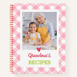 Cuaderno Equipo portátil de recetas de Cookbook personaliza