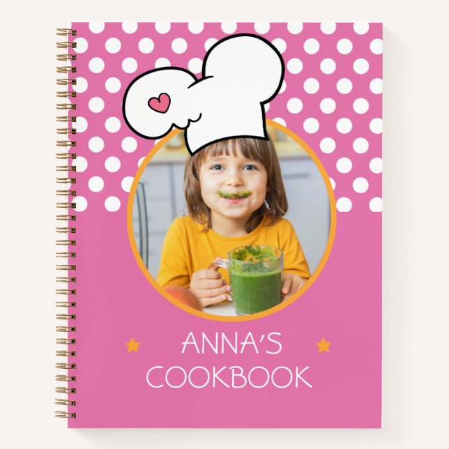 Cuaderno Equipo portátil de recetas de Cookbook personaliza (Anverso)