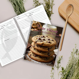 Cuaderno Equipo portátil de recetas de tapa dura personaliz