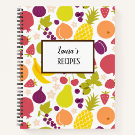 Cuaderno Equipo portátil de recetas personalizado